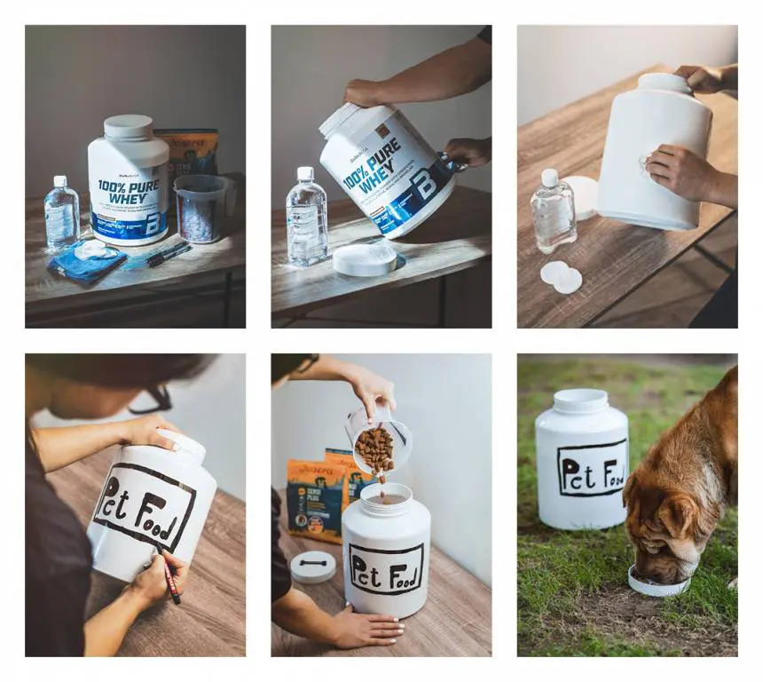 Almacena productos secos / comida para mascotas