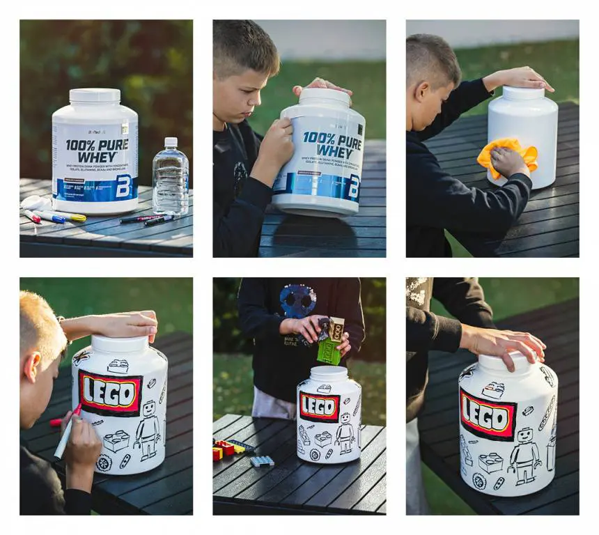 Guarde los juguetes / cosas de los niños en ellos