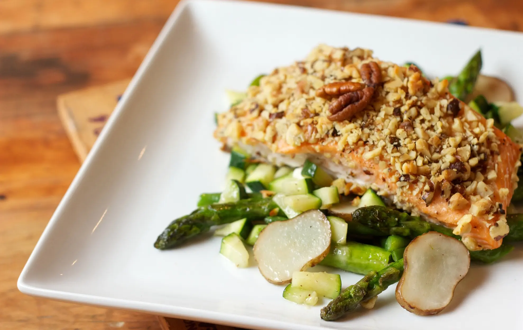 Salmón con miel y lima 