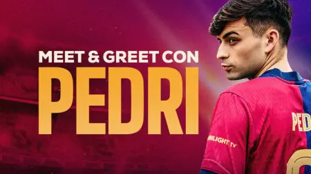 Meet and greet con Pedri