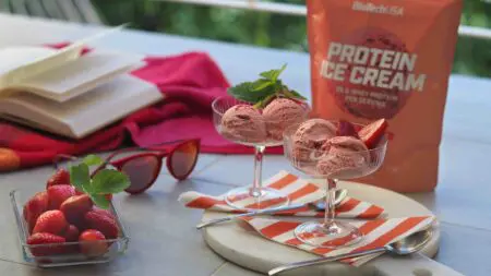 Helado proteico fitness