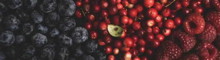 Cápsulas de resveratrol junto a uvas y alimentos ricos en antioxidantes.